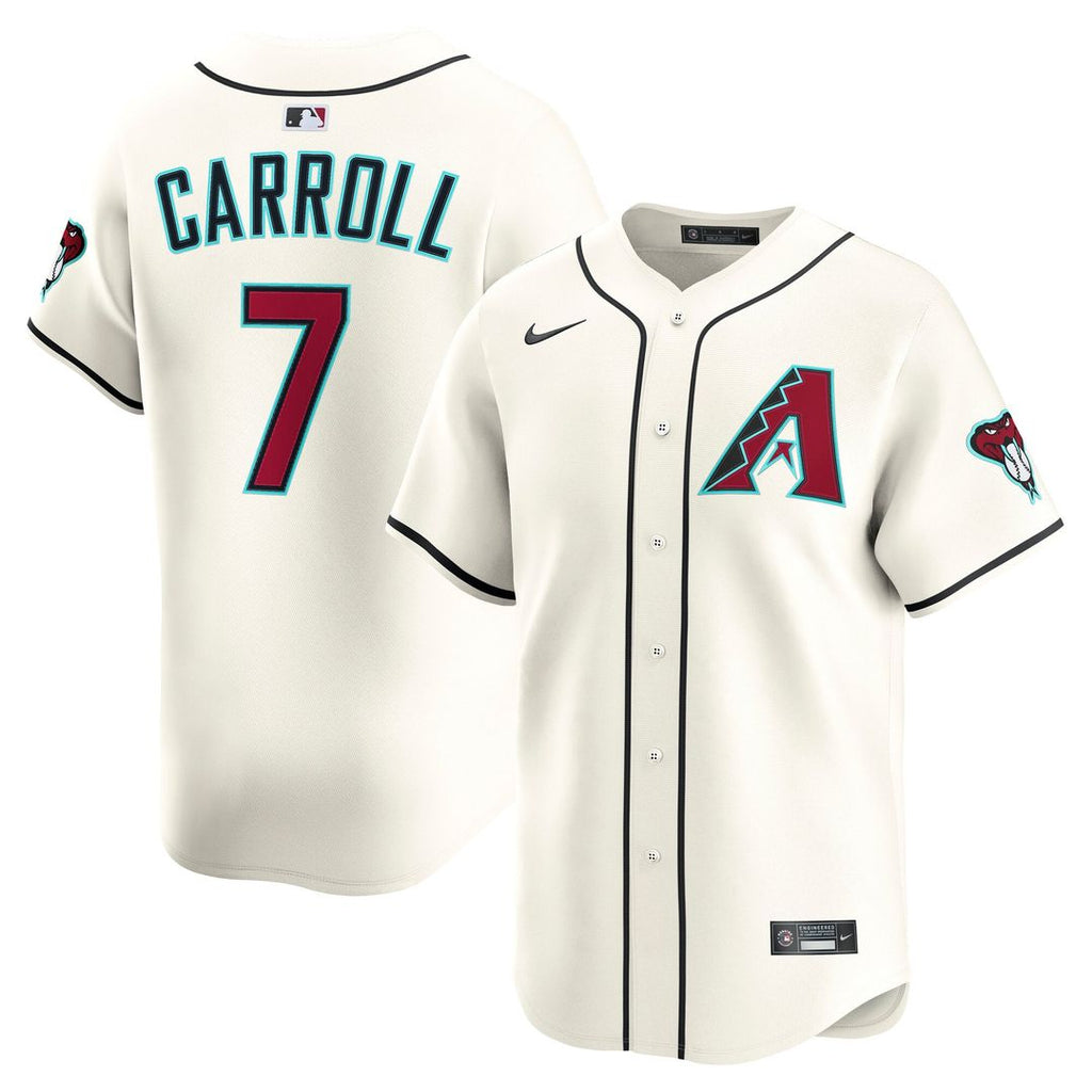 Arizona Diamondbacks Corbin Carroll Nike Cream Home Limited Player Jersey