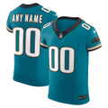 Jacksonville Jaguars Nike Teal Alternate Vapor F.U.S.E. Elite Custom Jersey