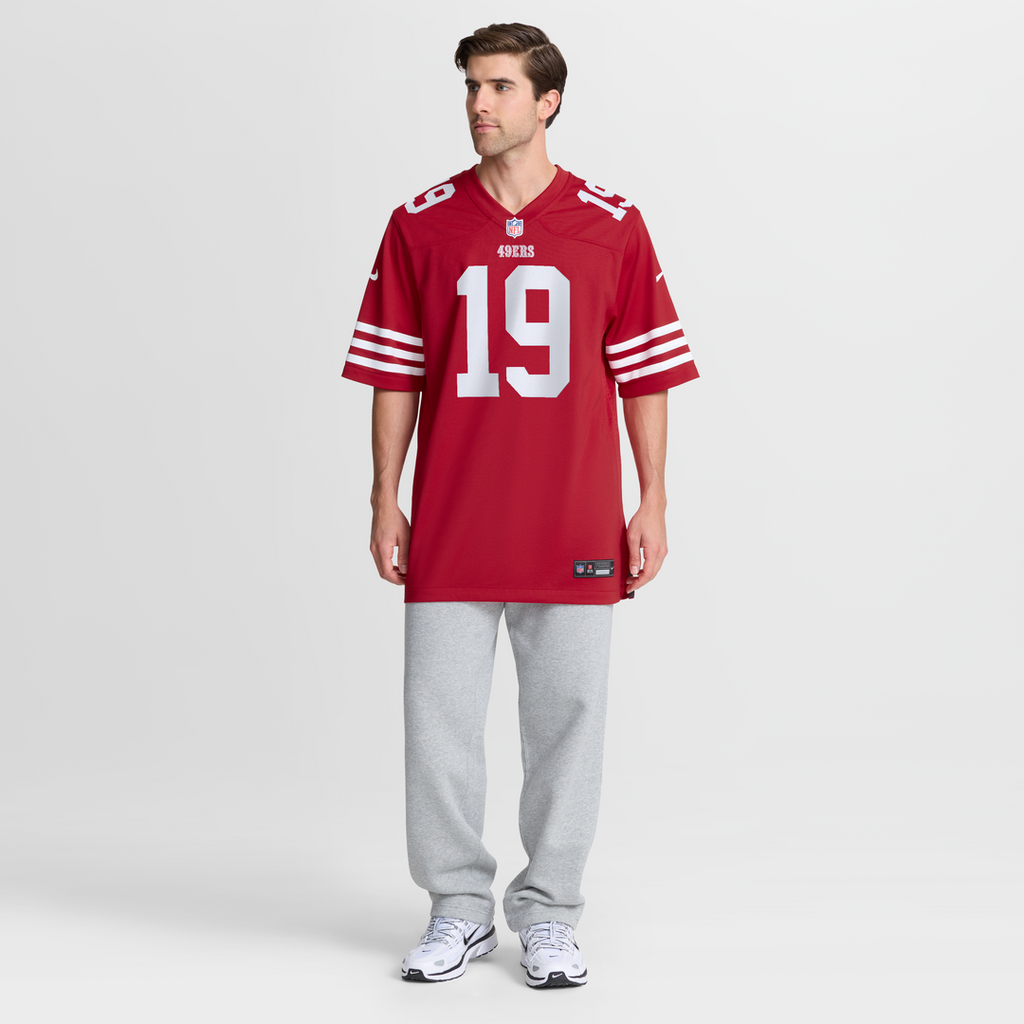 San Francisco 49ers Trent Taylor Nike Scarlet Team Game Jersey