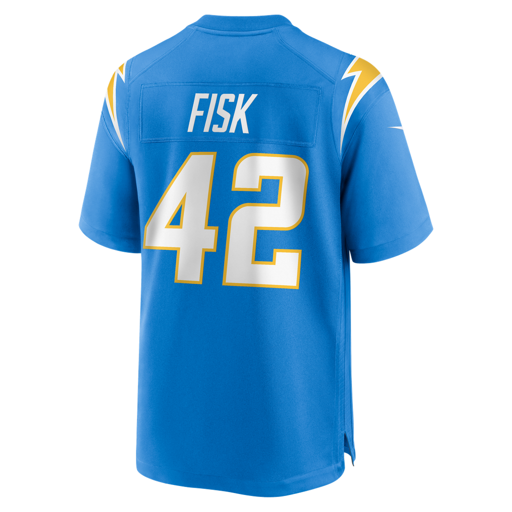 Los Angeles Chargers Tucker Fisk Nike Powder Blue Team Game Jersey