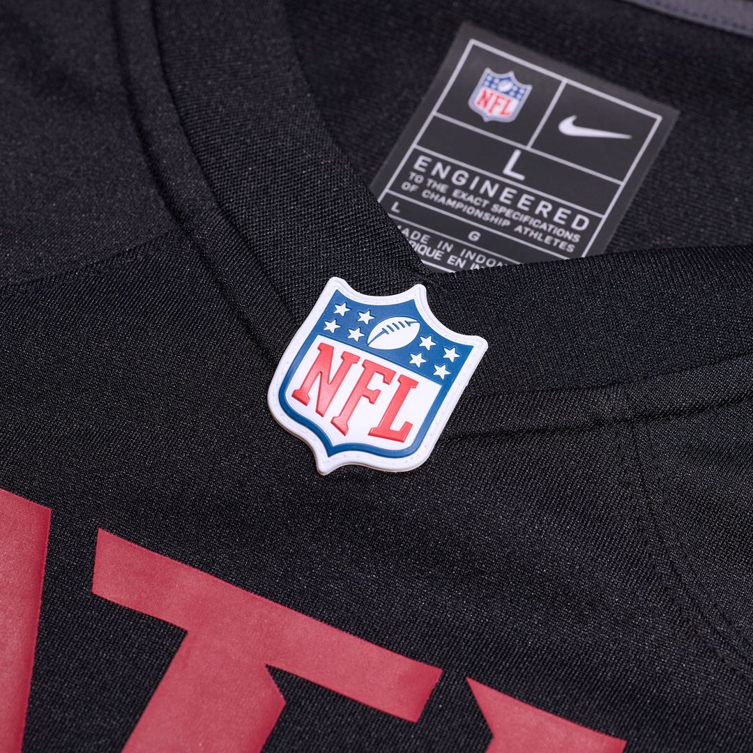 Atlanta Falcons John Abraham Nike Black Game Retired Player Jersey