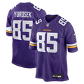 Minnesota Vikings Ben Yurosek Nike Purple Team Game Jersey