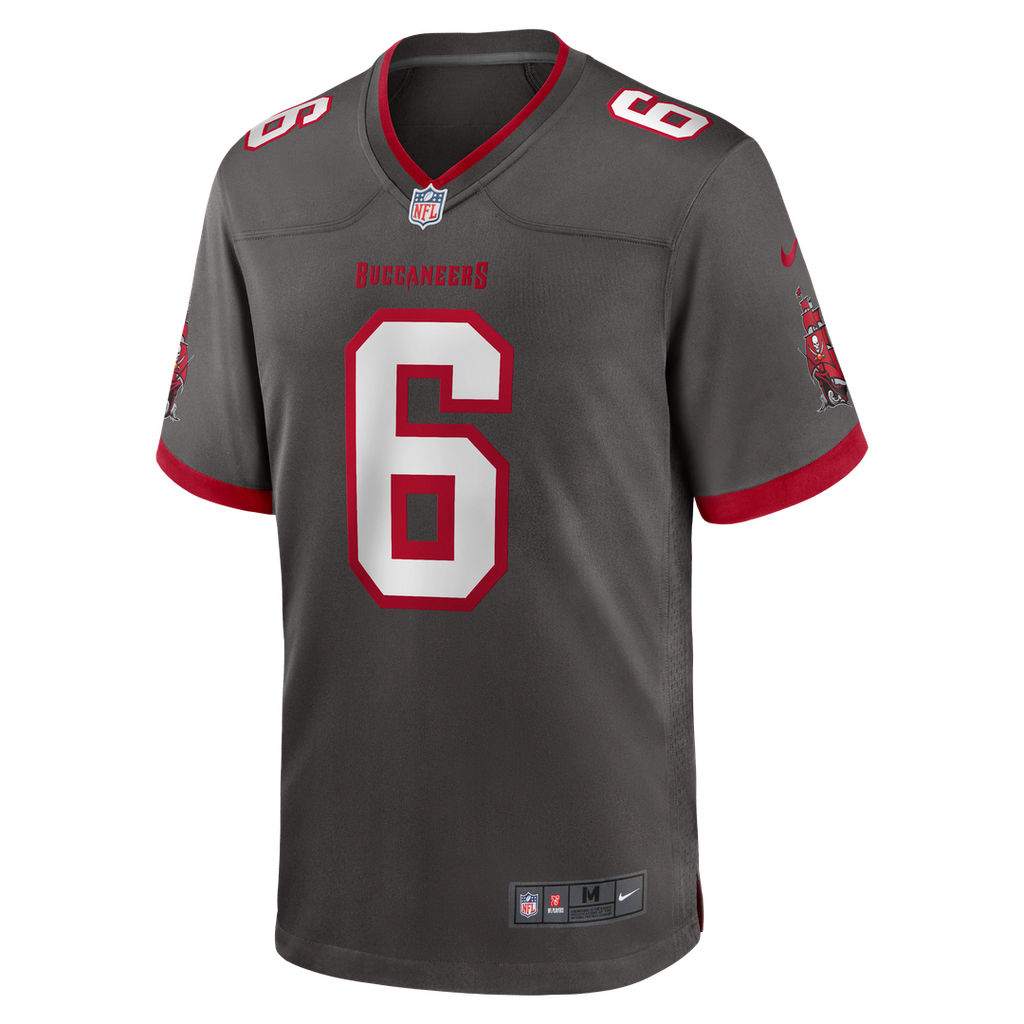 Tampa Bay Buccaneers Baker Mayfield Nike White Away Game Jersey