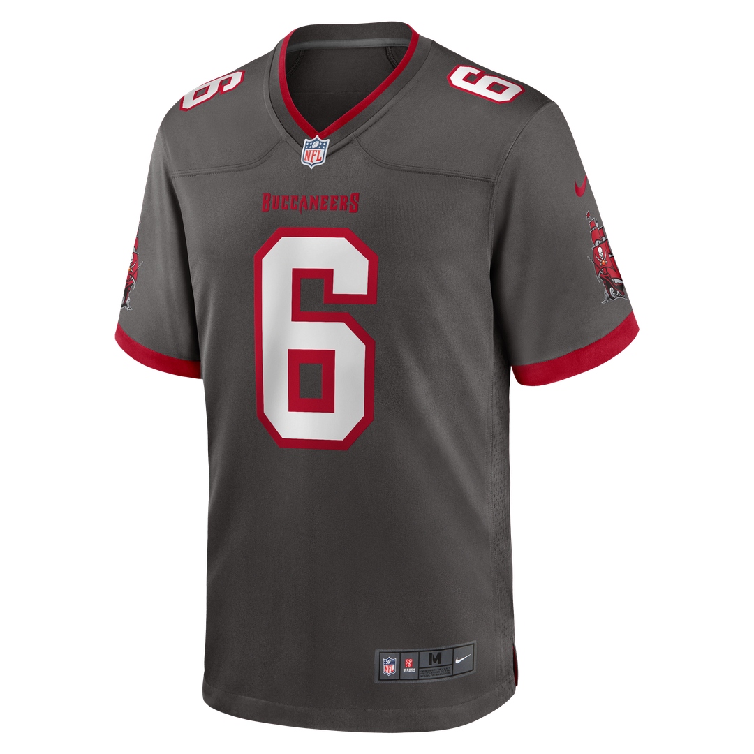 Tampa Bay Buccaneers Baker Mayfield Nike White Away Game Jersey