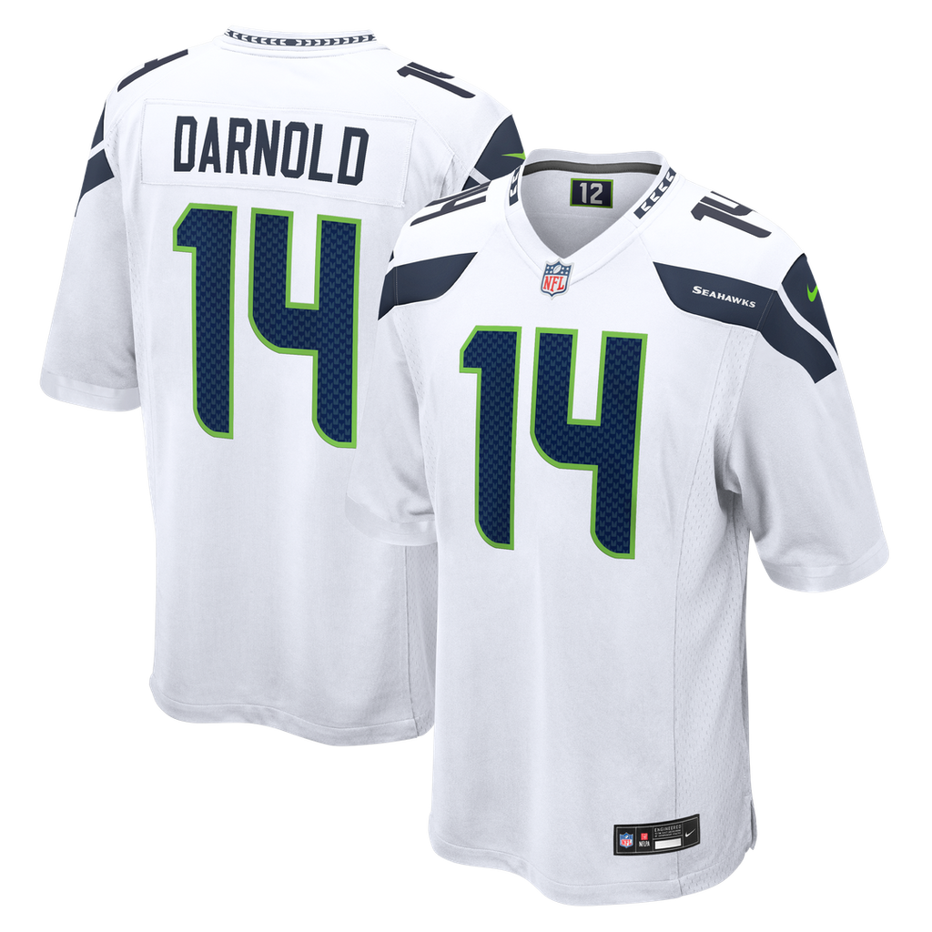 Seattle Seahawks Sam Darnold Nike White Game Jersey