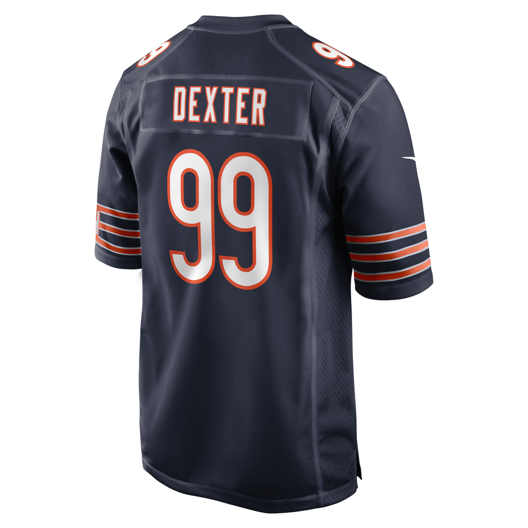 Chicago Bears Gervon Dexter Sr Nike Navy Team Game Jersey
