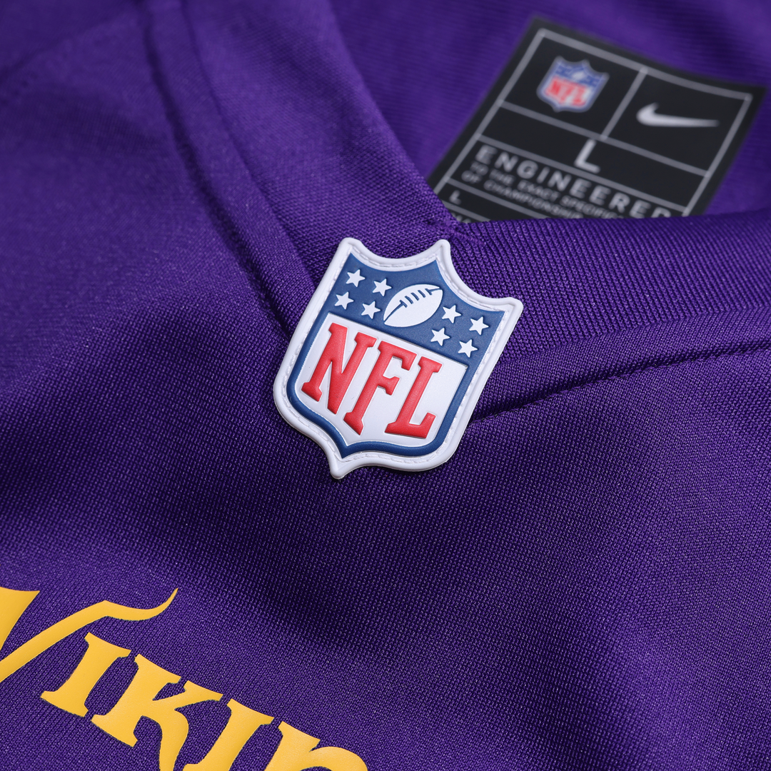 Minnesota Vikings Caleb Banks Nike Purple Team Game Jersey
