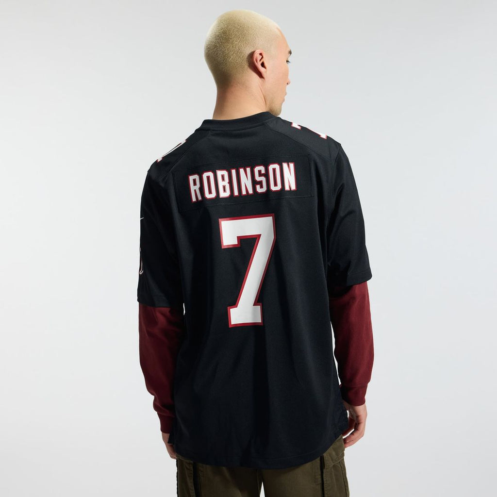 Atlanta Falcons Bijan Robinson Nike Black Throwback Game Jersey