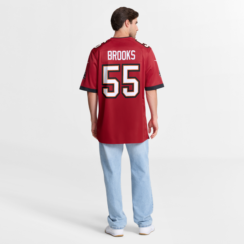 Tampa Bay Buccaneers Derrick Brooks Nike Red Game Retired Player Jersey
