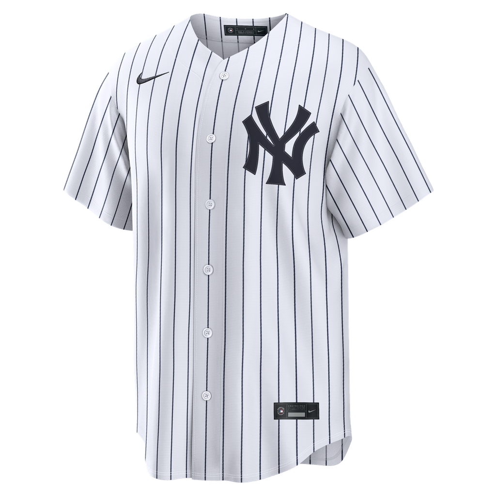 New York Yankees Ben Rice Nike White Home Replica Jersey
