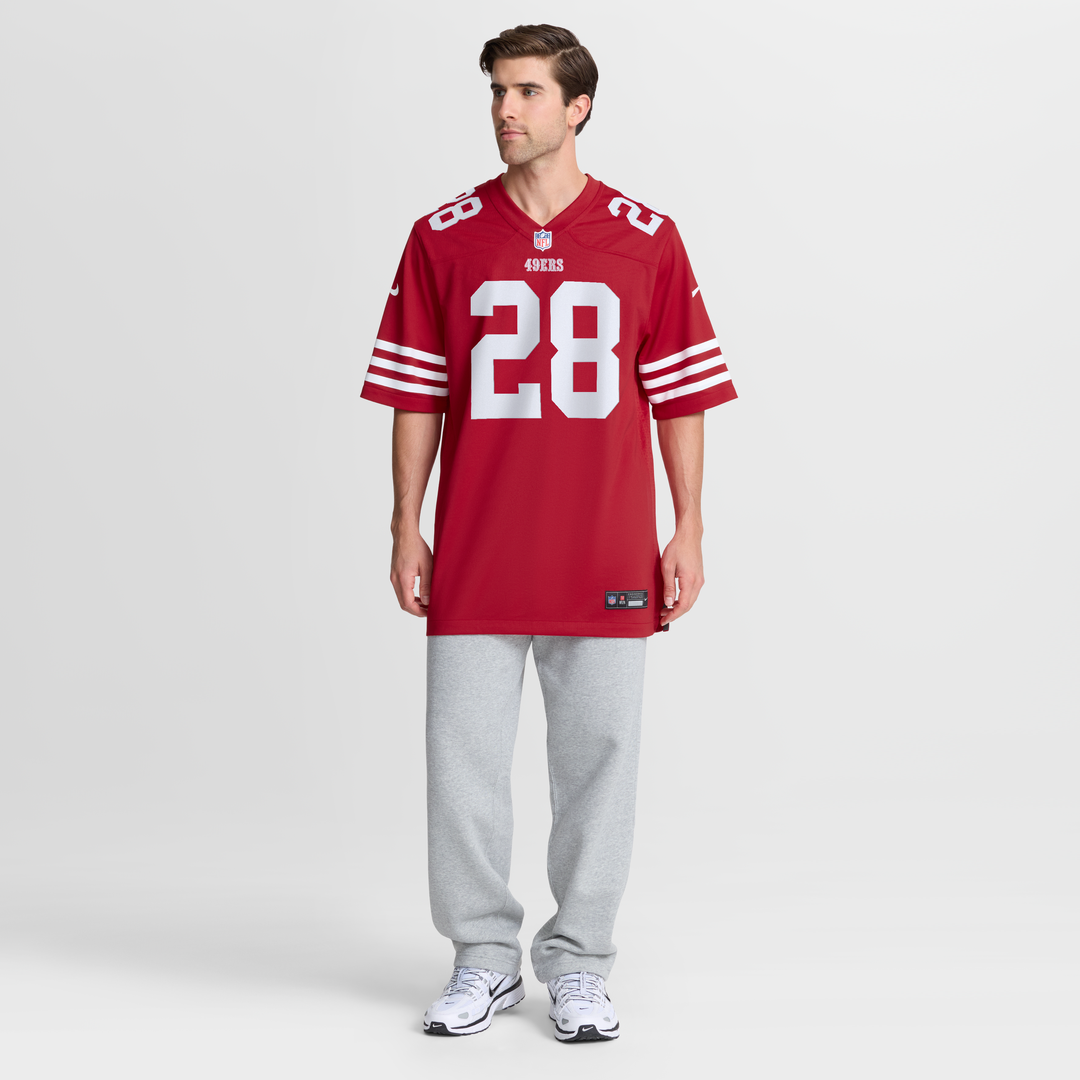 San Francisco 49ers Darrell Luter Jr. Nike Scarlet Game Jersey