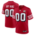 San Francisco 49ers Nike Scarlet 80th Anniversary Alternate Custom Game Jersey
