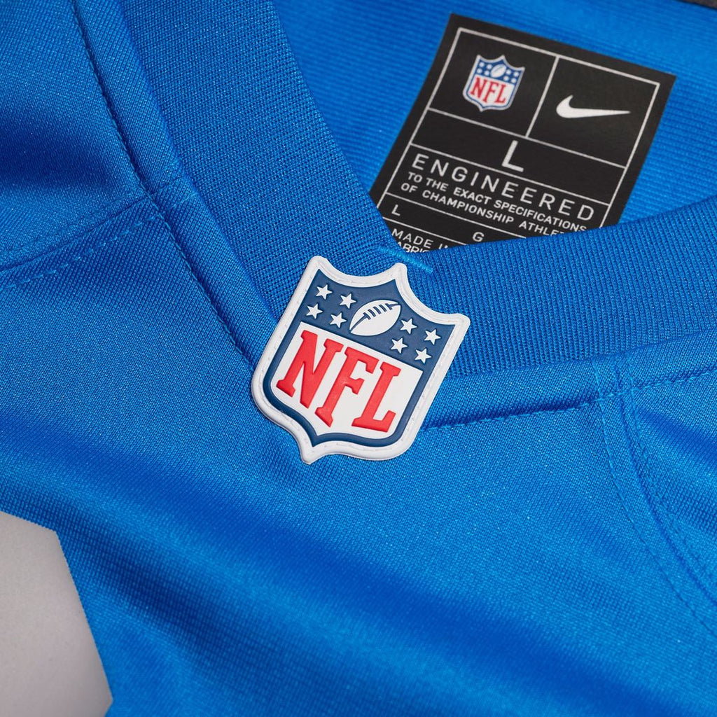 Detroit Lions Nike Blue Alternate Custom Game Jersey