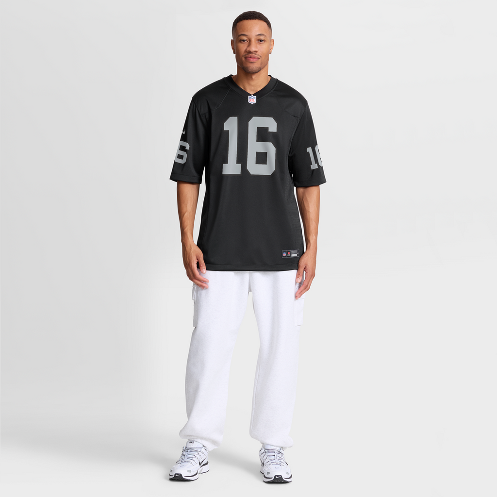 Las Vegas Raiders Jim Plunkett Nike Black Game Retired Player Jersey