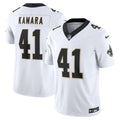New Orleans Saints Alvin Kamara Nike White Vapor F.U.S.E. Limited Jersey