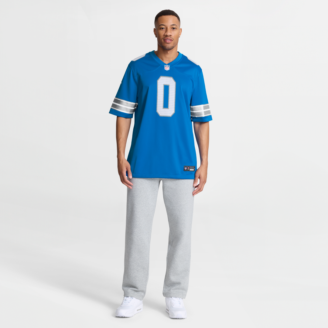Detroit Lions Jahmyr Gibbs Nike Black 2nd Alternate Game Player Jersey