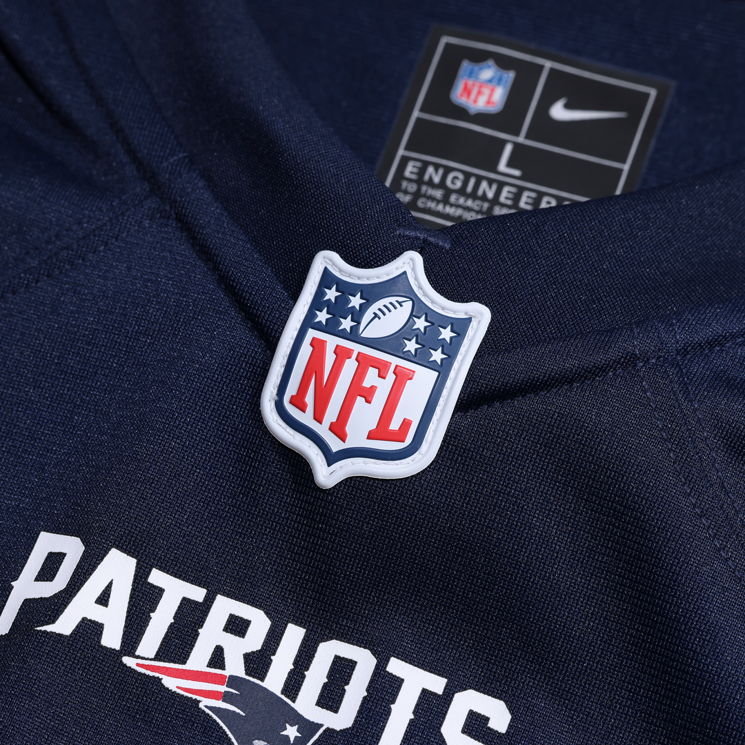 New England Patriots Romeo Doubs Nike Navy Game Jersey