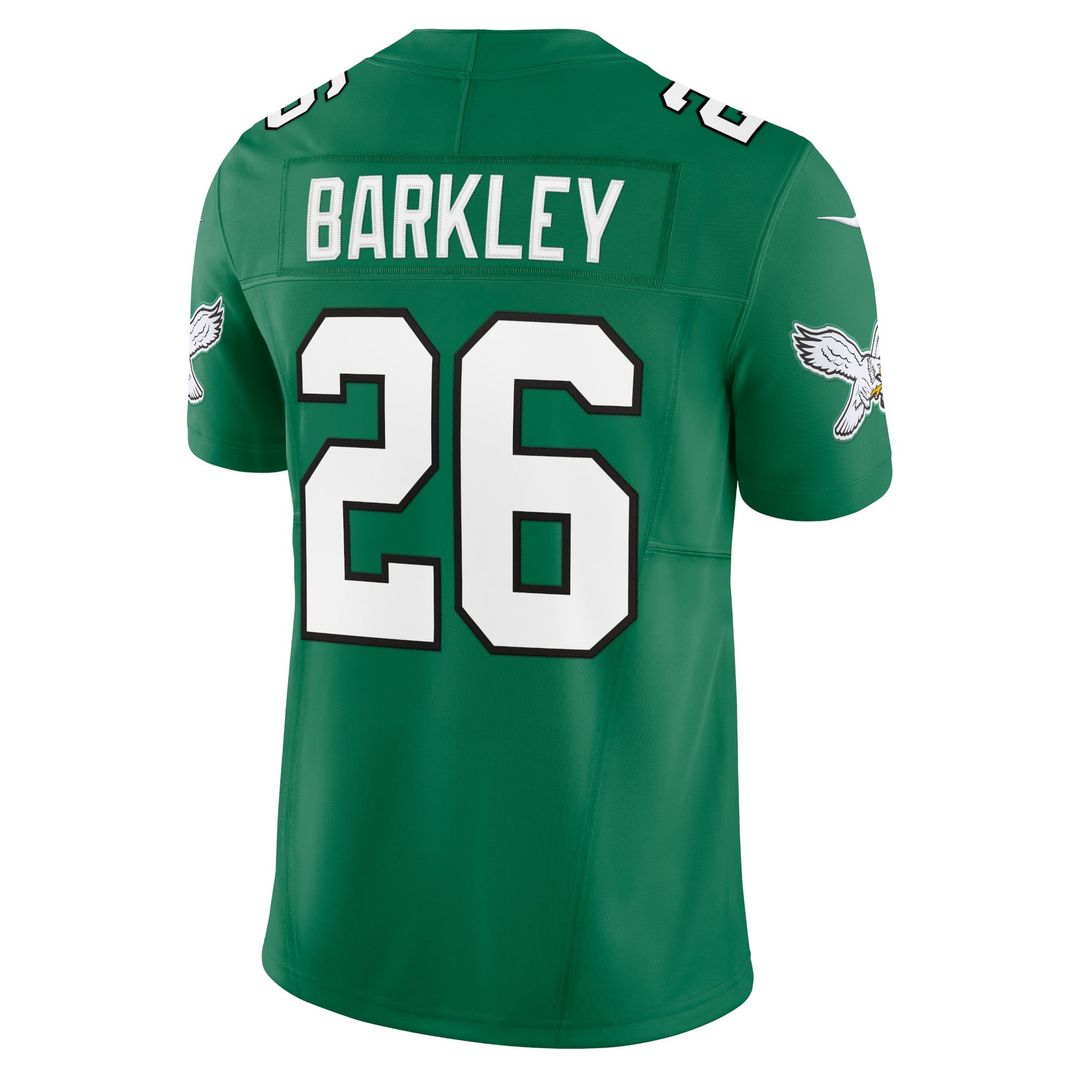 Philadelphia Eagles Saquon Barkley Nike Midnight Green Vapor F.U.S.E. Limited Jersey