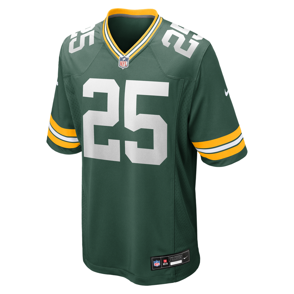 Green Bay Packers Keisean Nixon Nike Green Game Player Jersey