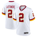 Washington Commanders Marshon Lattimore Nike White Game Super Bowl Era Jersey