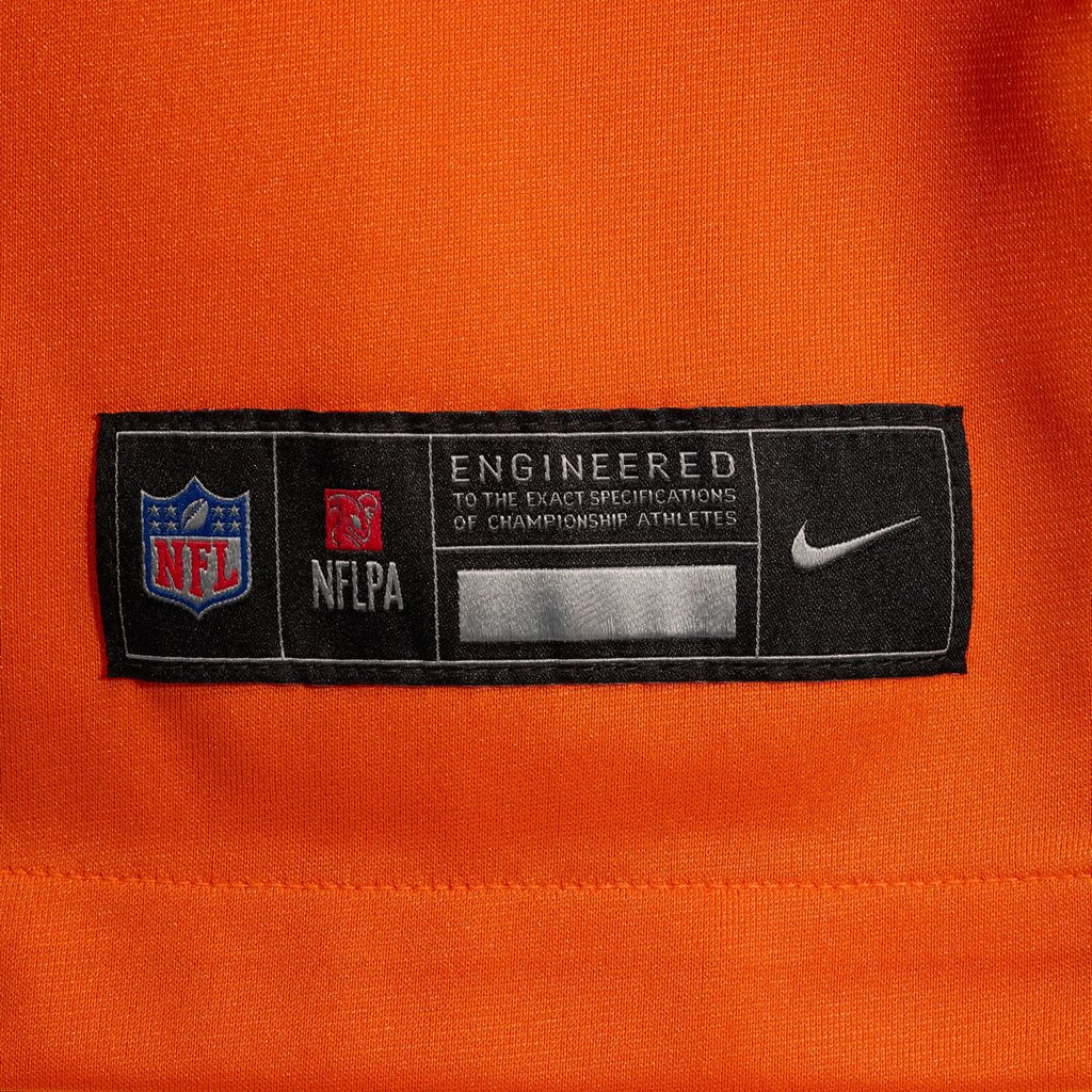 Denver Broncos Ben Powers Nike Orange Team Game Jersey