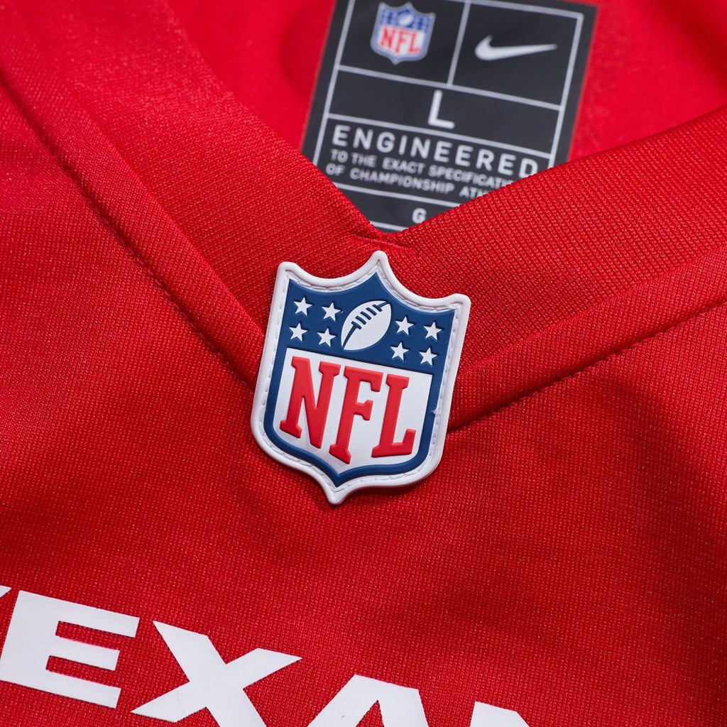 Houston Texans Jalen Pitre Nike Red Alternate Game Jersey