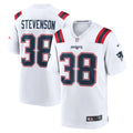 New England Patriots Rhamondre Stevenson Nike White Game Player Jersey
