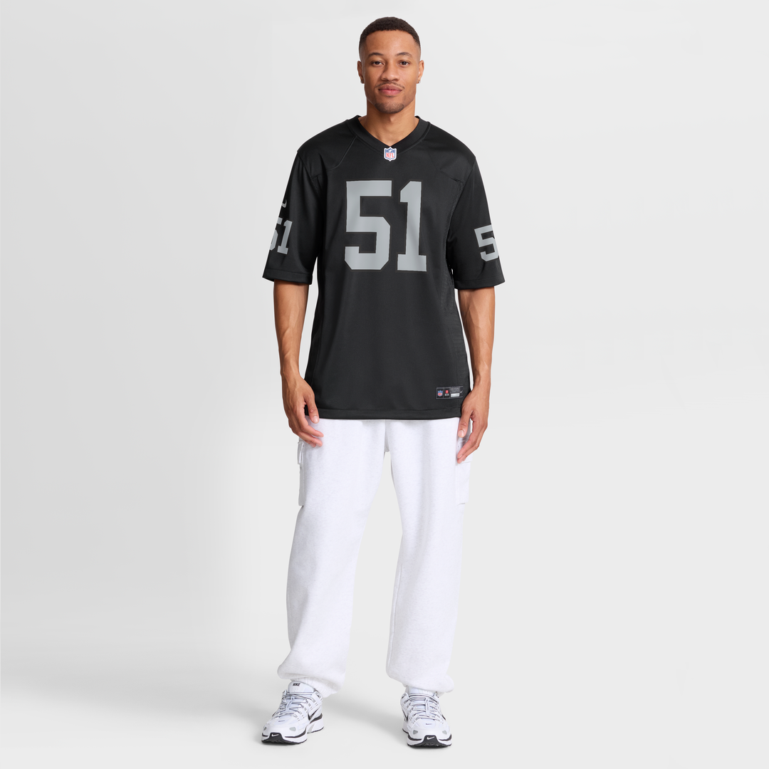 Las Vegas Raiders Malcolm Koonce Nike Black Game Jersey