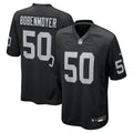 Las Vegas Raiders Jacob Bobenmoyer Nike Black Game Player Jersey